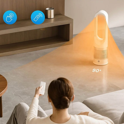 Aeris – Säulenventilator ohne Rotorblätter mit Luftreiniger