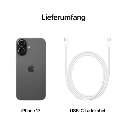 Apple iPhone 17 Schwarz — 512 GB